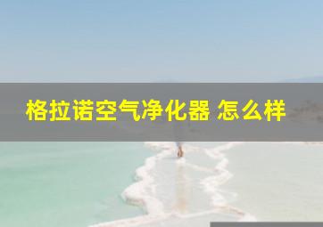 格拉诺空气净化器 怎么样